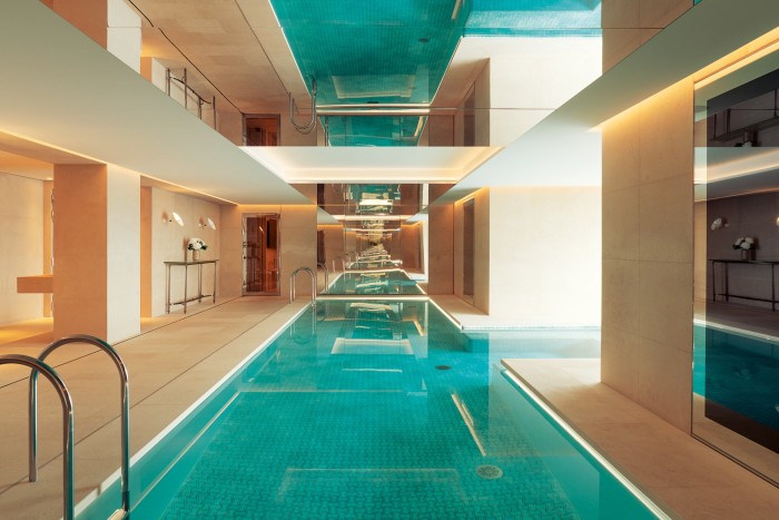 The private swimming pool for The Apartment