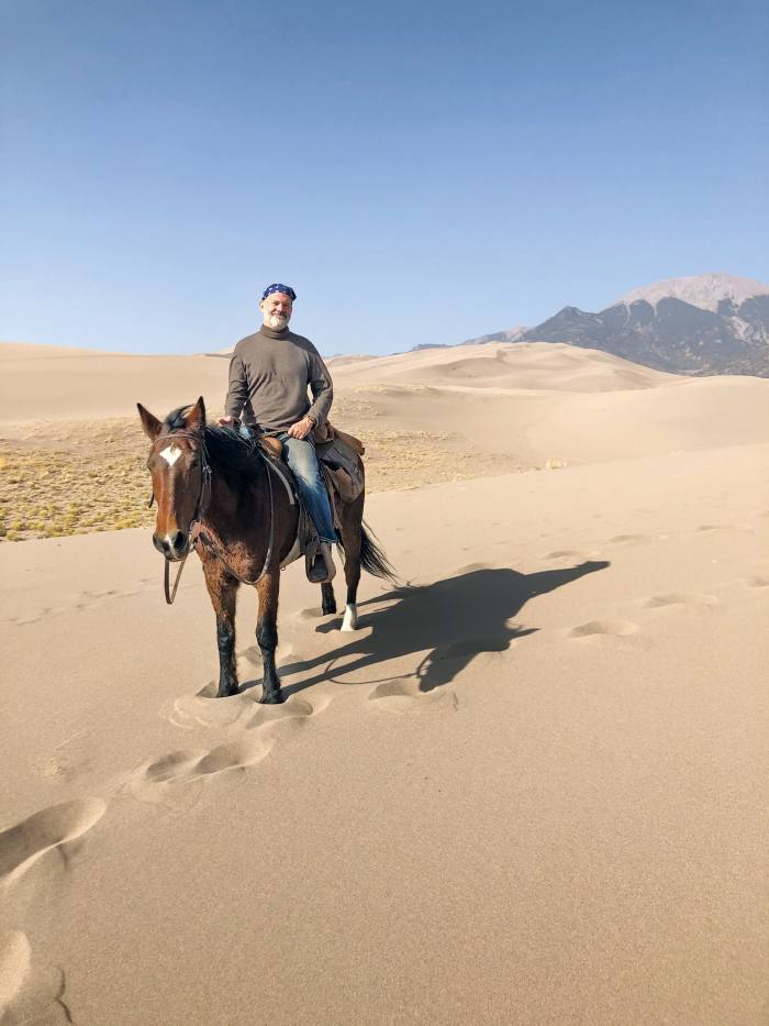 The author in the Great Sand Dunes National Park