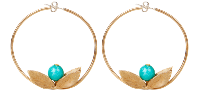 Giulia Barela Lotus hoop earrings, €160