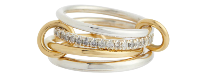 Spinelli Kilcollin gold, silver and diamond rings, £2,610, modesens.com
