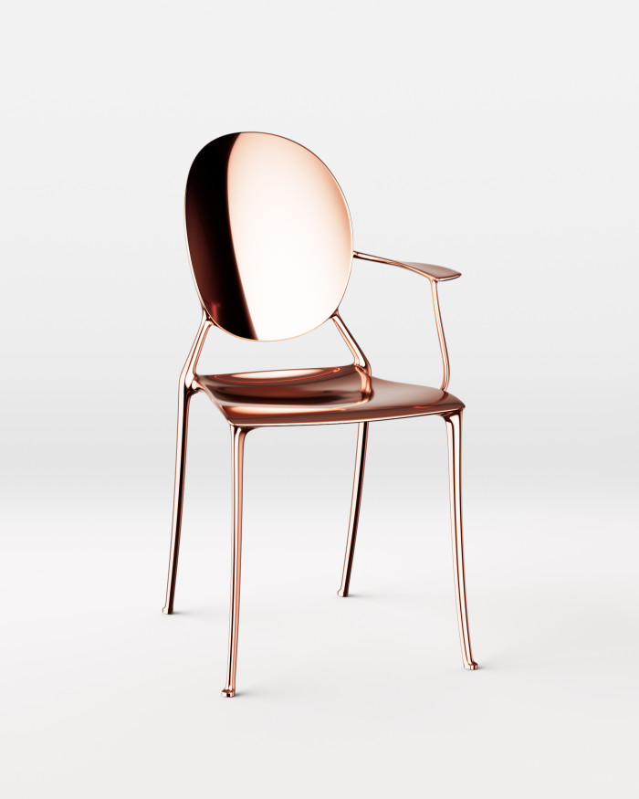 Philippe Starck’s Miss Dior chair for Dior Maison, a new take on the Médallion chair