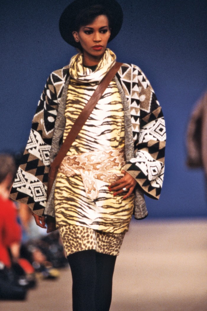 Tiger print in Kenzo’s a/w 1983 collection