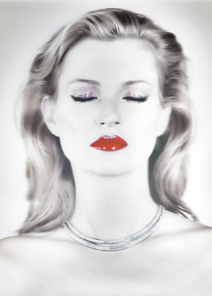 Kate Moss She’s Light (Pure), 2014, by Chris Levine, on sale at Bonhams’ British. Cool. auction on 25 February