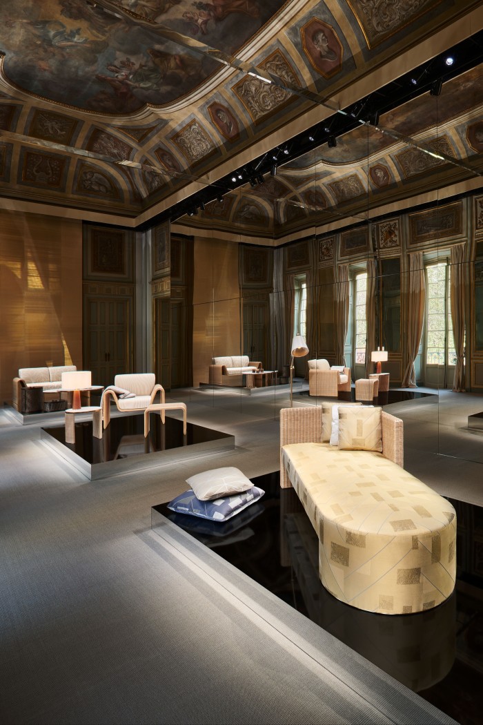 Armani Casa showcased new designs at its Palazzo Orsini HQ