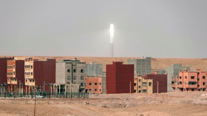 Standing tall: the Noor III tower at the Ouarzazate solar plant