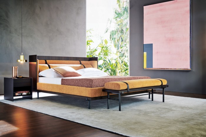 Comfortable colours cocoon the Molteni&C Twelve AM bed by Neri & Hu, from £7,927