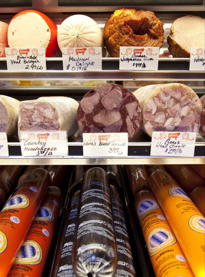 Forty varieties of sausage at Gene’s