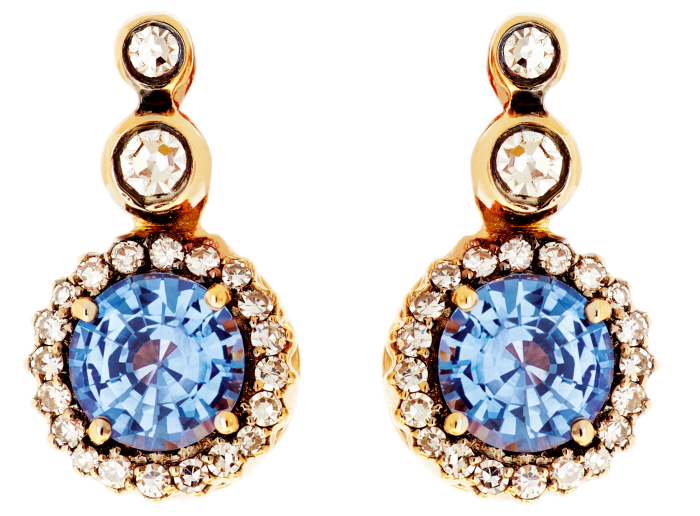 Selim Mouzannar sapphire earrings, £1,940, from harrods.com