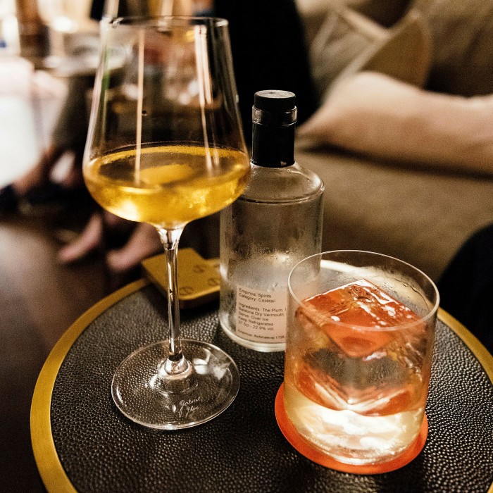 A meal at Appetite might start with a cocktail by Copenhagen-based Empirical Spirits . . . 