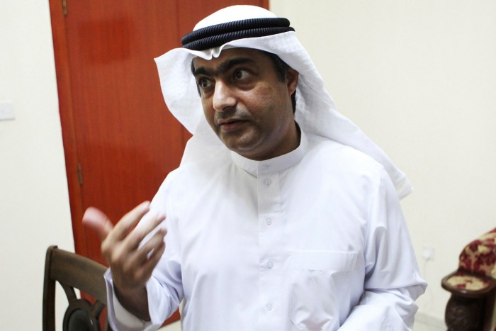 Ahmed Mansoor, an Emirati human rights activist jailed in 2018. Activists have alleged his phone was targeted by the security services using spyware produced by Israeli firm NSO Group