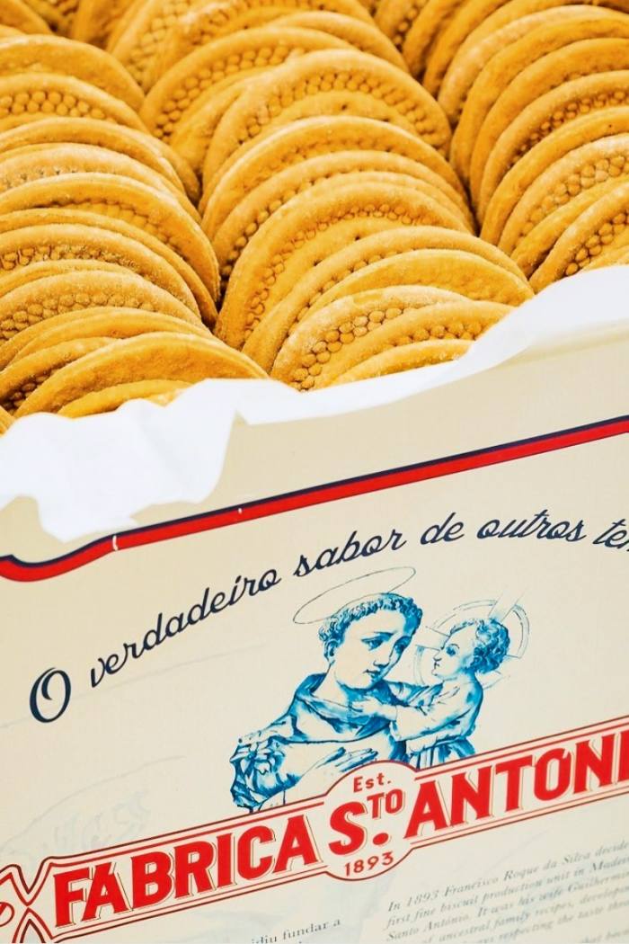 Traditional biscuits at Fabrica Santo António
