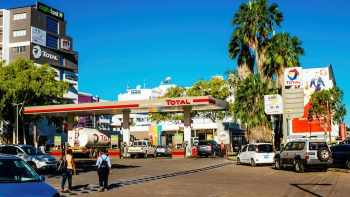 A Total petrol station in Maputo, Mozambique