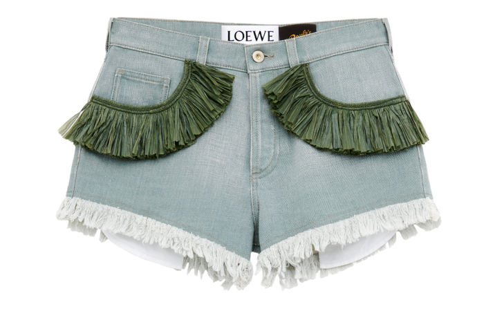 Loewe denim shorts, £795
