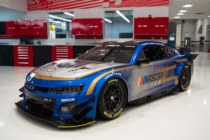 The livery that the Next Gen Chevrolet Camaro ZL1 will be racing in at the 24 Hours of Le Mans in June