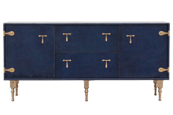 Wood and leather credenza, £23,700