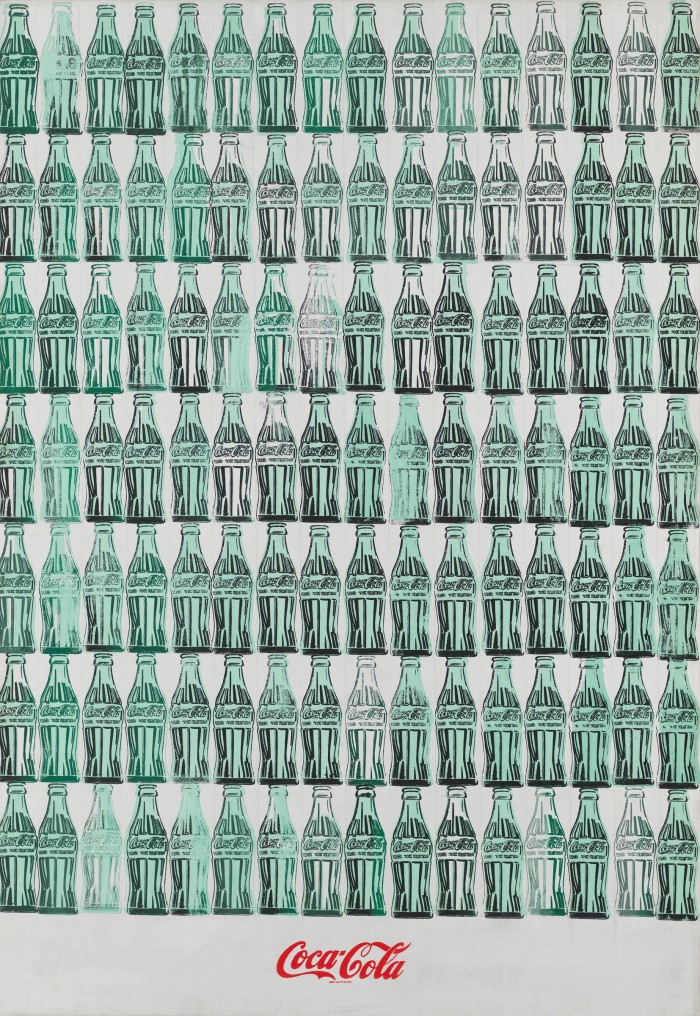 Green Coca-Cola Bottles, 1982, by Andy Warhol