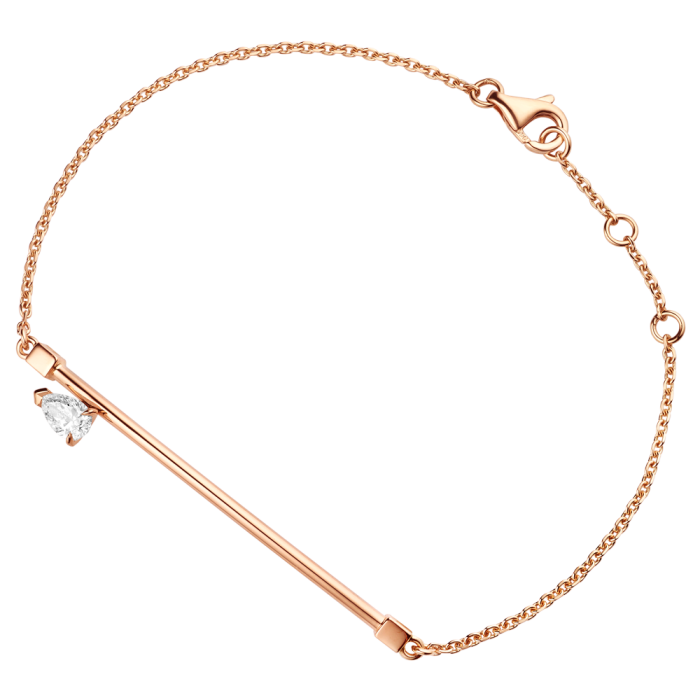 Gaia Repossi pink-gold and diamond bracelet, £2,915
