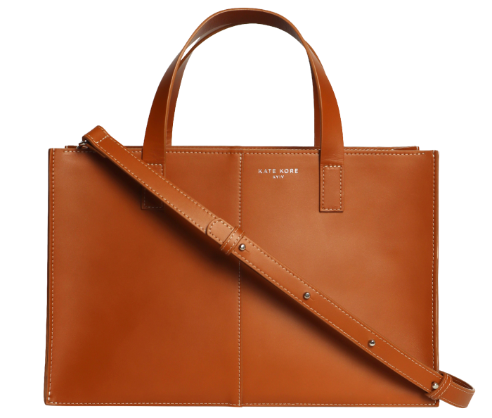 Kate Kore leather tote, about £175