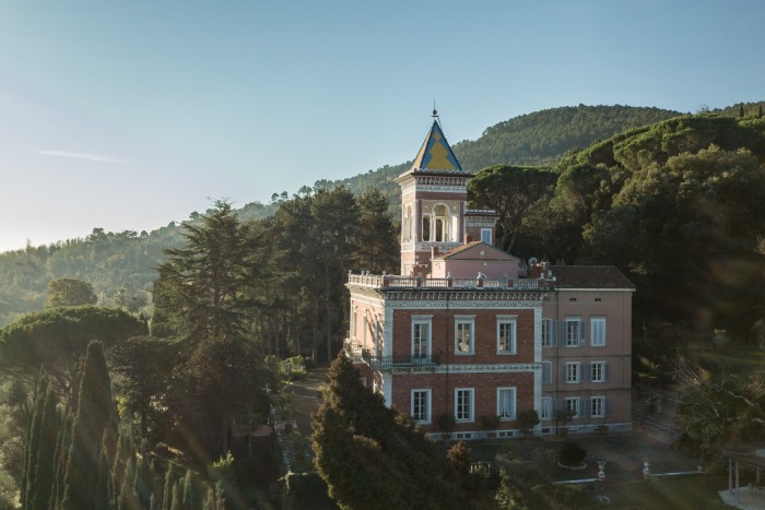 A 19th-century villa with a turret in Bocca di Magra, Liguria, €11.25mn