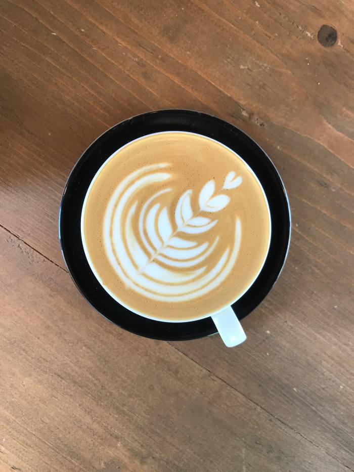 Everything at Spill The Bean is homemade, including its almond milk