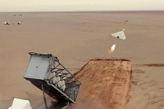 A drone launched from an unspecified site in Iran as the Islamic republic and Israel engaged in tit-for-tat attacks against each other in April