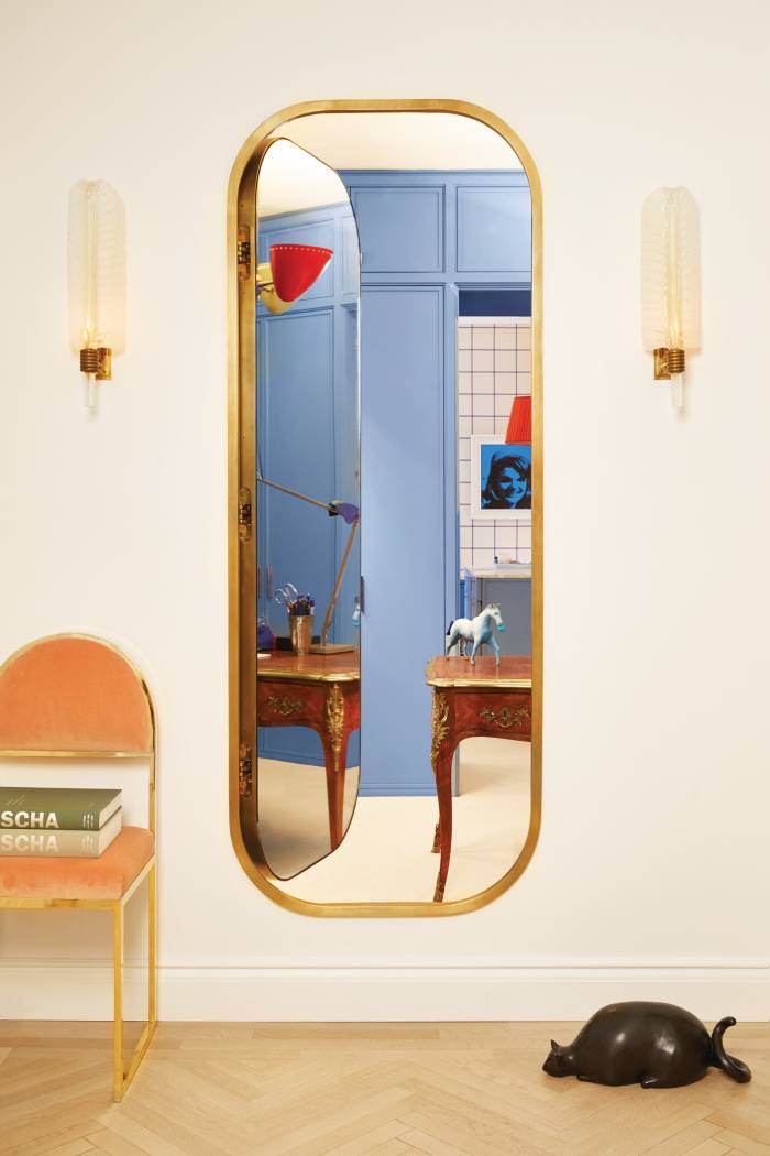 Derek Blasberg’s Charlotte Perriand-inspired mirror door leads to . . . 