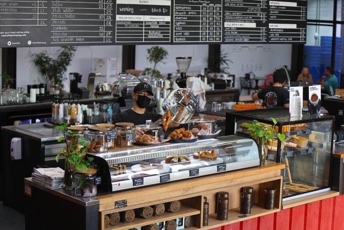 RAW Coffee Company Café in Dubai specialises in ethical, green and global beans