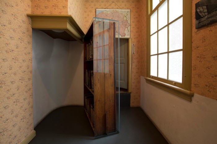 A concealed door in the Anne Frank Museum