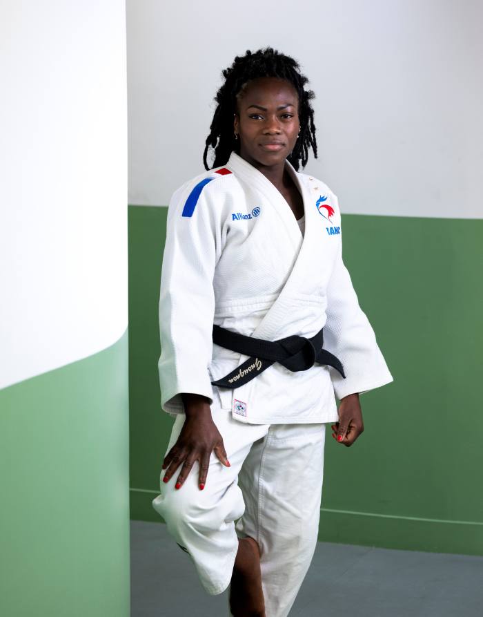 Judo champion Clarisse Agbegnenou found online lessons tiring