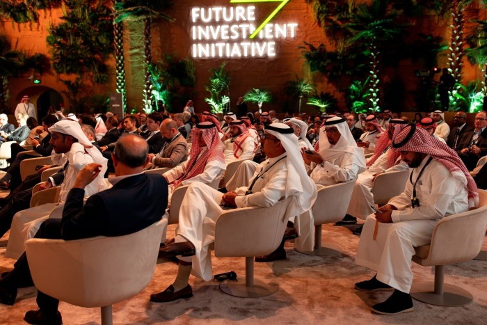 Attendees at the Future Investment Initiative conference in Riyadh last year