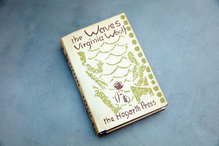 His first edition of The Waves signed by Virginia Woolf