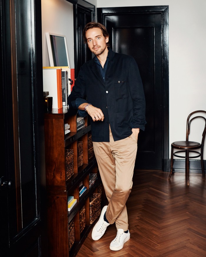 Alexander Gilkes at home in New York