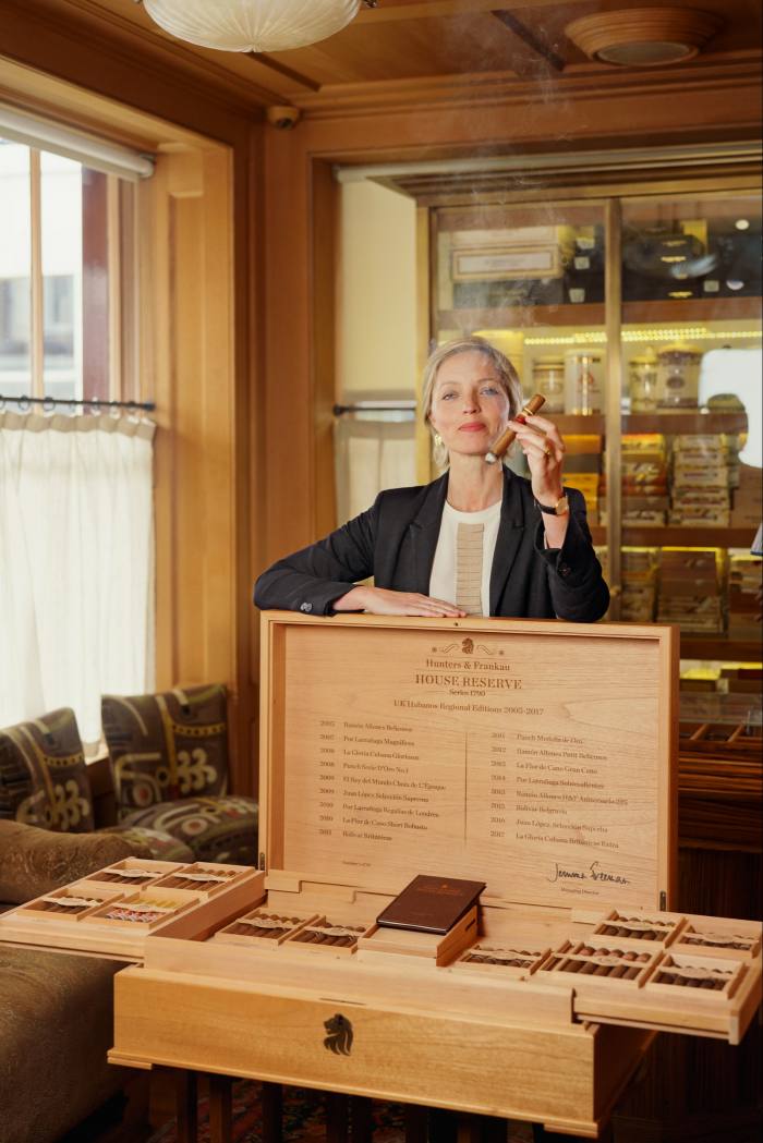 Jemma Freeman of Hunters & Frankau, creator of its House Reserve cigars
