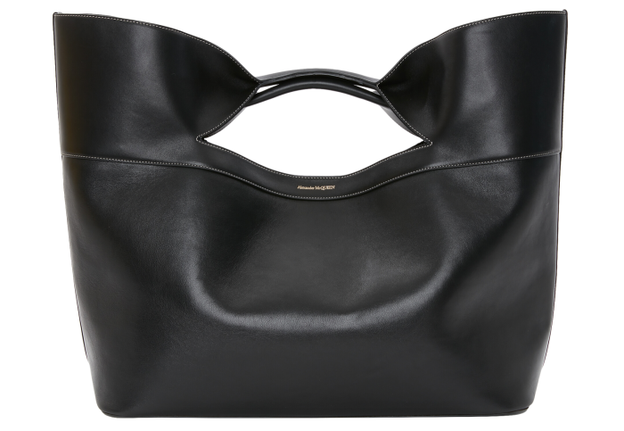 Alexander McQueen leather The Bow bag, £1,490