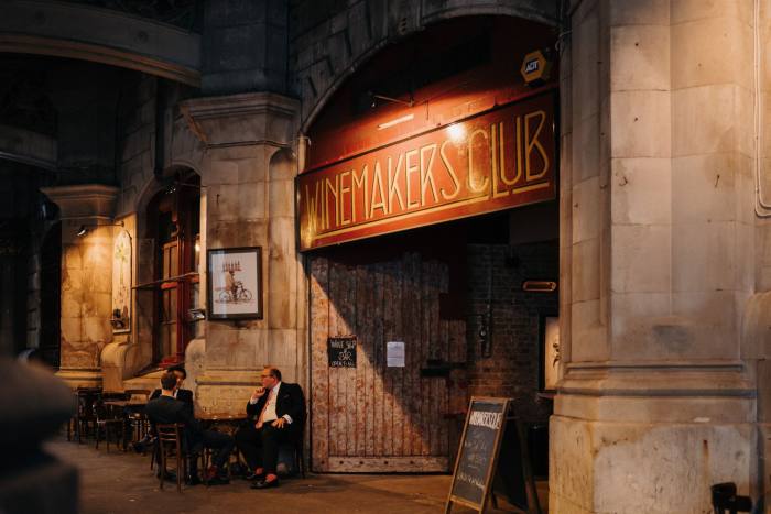 The Winemakers Club is housed in the brick arches of London’s Holborn Viaduct
