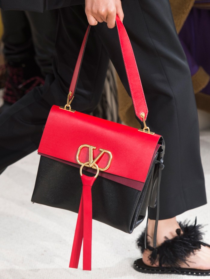 Valentino Garavani leather V-Ring bag, £2,100