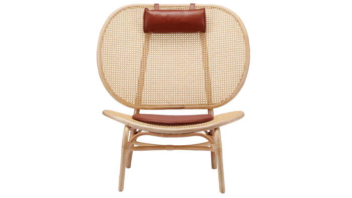 Norr11 bamboo and French-rattan Nomad lounge chair, £1,378, frankbros.com