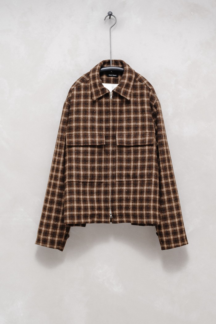 Wool tweed jacket, $965