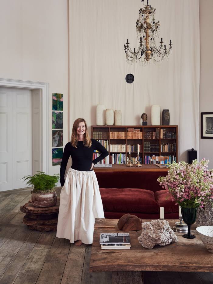Rose Uniacke at home in London