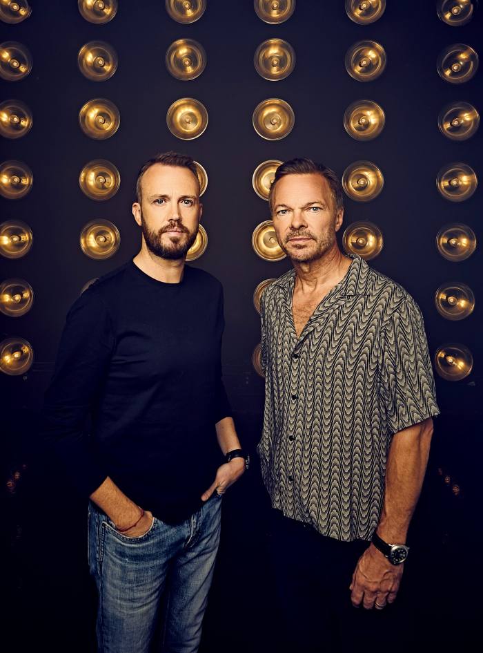 Nick McCabe (left) and Pete Tong
