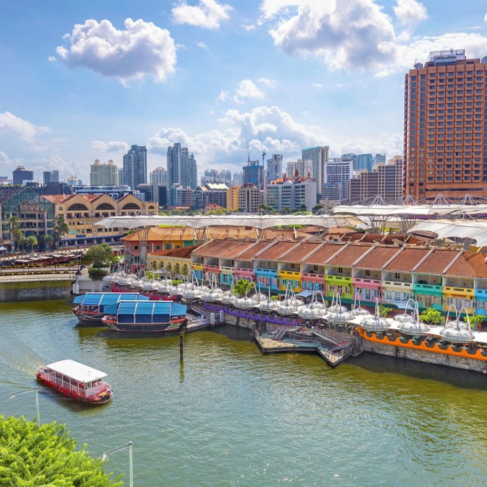 Clarke Quay: home to some of Singapore’s most popular bars