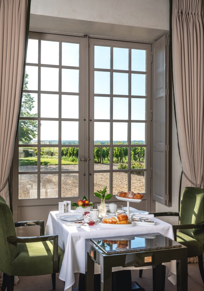 Château Lafaurie-Peyraguey houses a 13-room hotel and a Mario Botta-designed restaurant