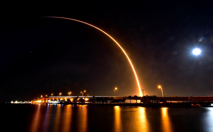 The SpaceX Falcon 9 takes off in Florida. The satellite permits granted by the UN International Telecommunication Union could give the owner an edge in the LEO industry dominated by Elon Musk’s company 