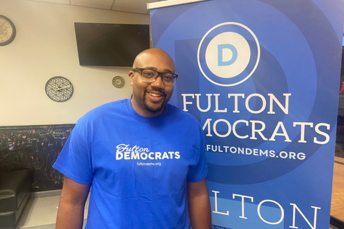 Dontaye Carter, a Democratic party organiser in Georgia