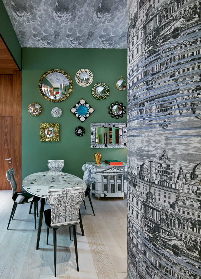 The hotel’s Fornasetti suite