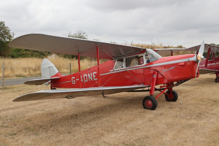 A 1936 Hornet Moth owned by the Ariadne Group