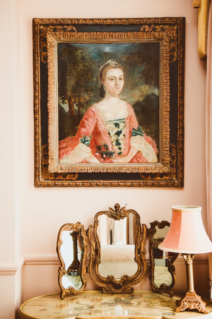 A late-18th-century painting from the owners’ collection in Henry’s Townhouse