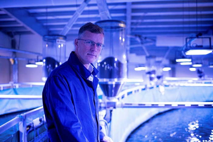 Bernt-Olav Røttingsnes, CEO of Fredrikstad Seafoods, says localising fish production minimises CO2 emissions