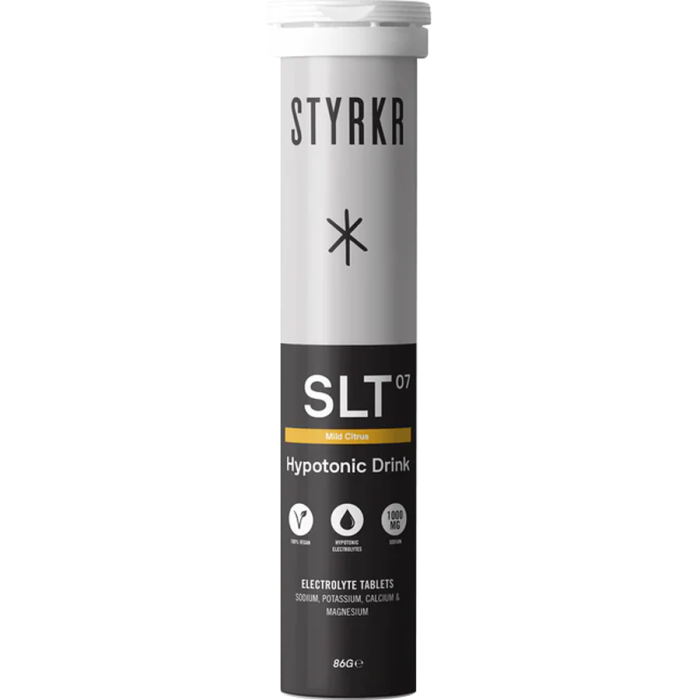 Styrkr mild citrus SLT07 hydration tablets, £9.99 for tube of 12