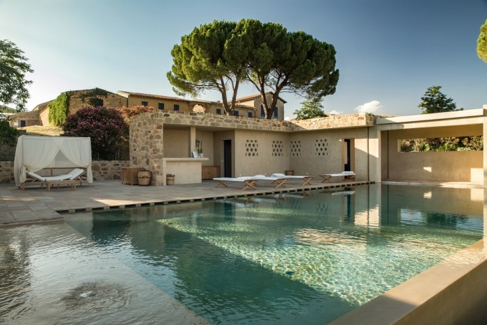 The pool at Anna Tasca Lanza’s Casa Vecchie in Sicily
